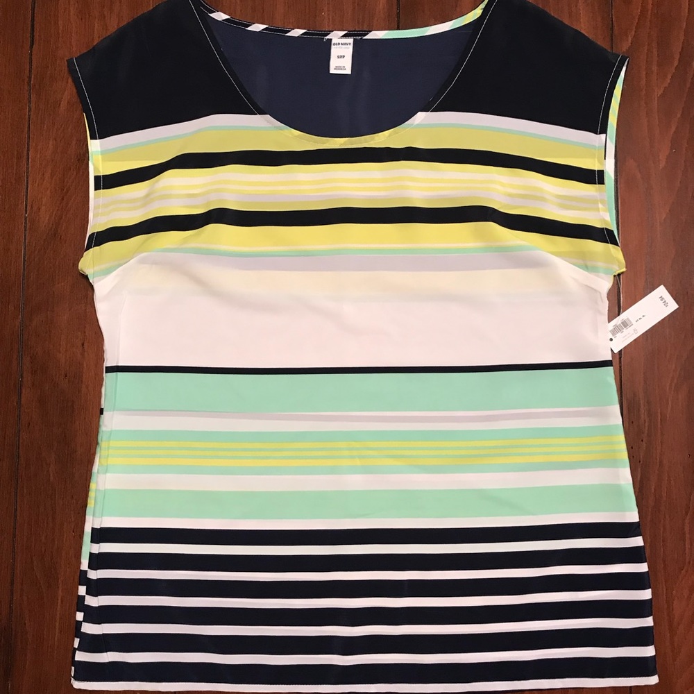 NWT Striped Boxy Top from Old Navy